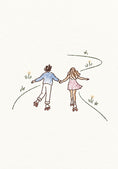 Load image into Gallery viewer, Friendship - Personalised Card — with punch holes
