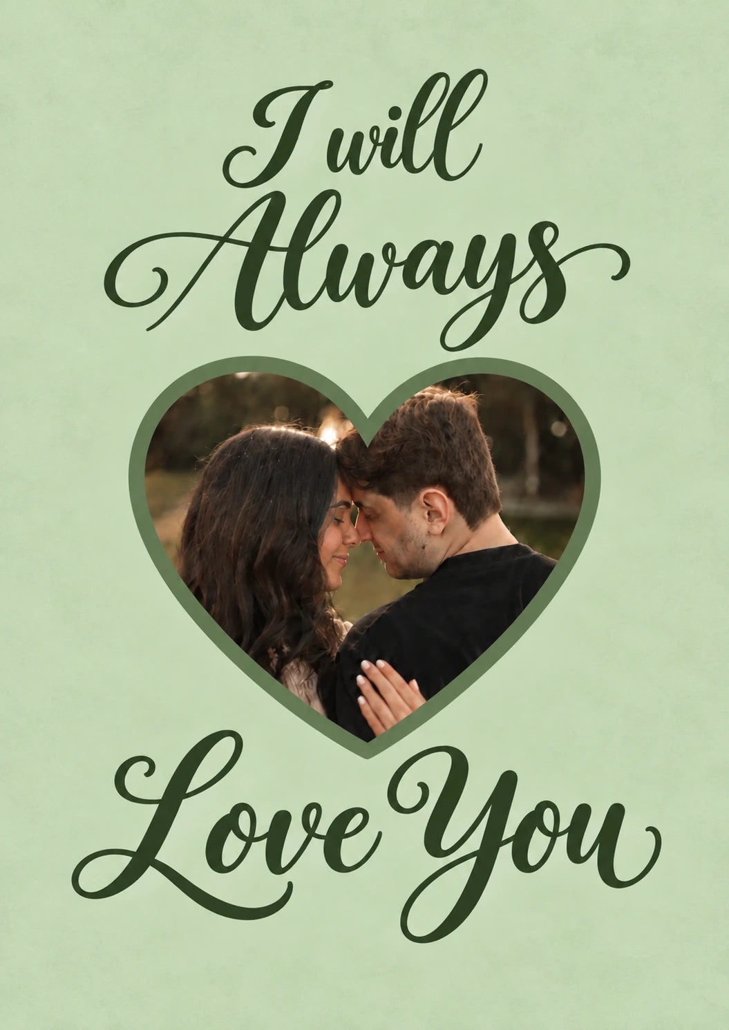 Weddings - Personalised Card — with punch holes