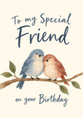 Load image into Gallery viewer, Birthdays - Personalised Card — with punch holes
