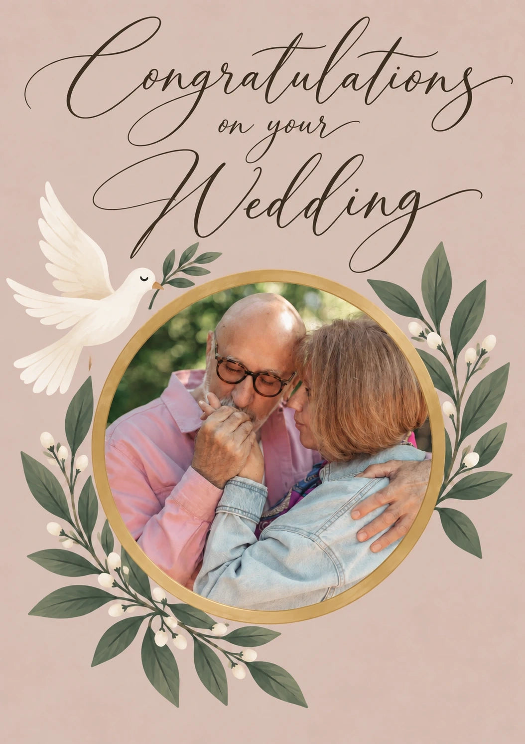 Weddings - Personalised Card — with punch holes