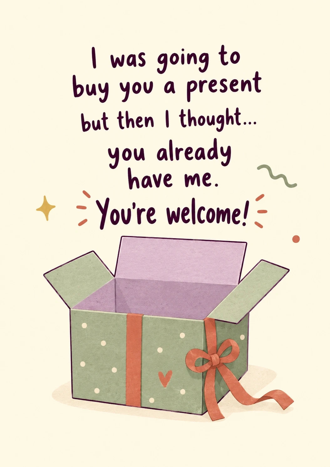 Birthdays - Personalised Card — with punch holes