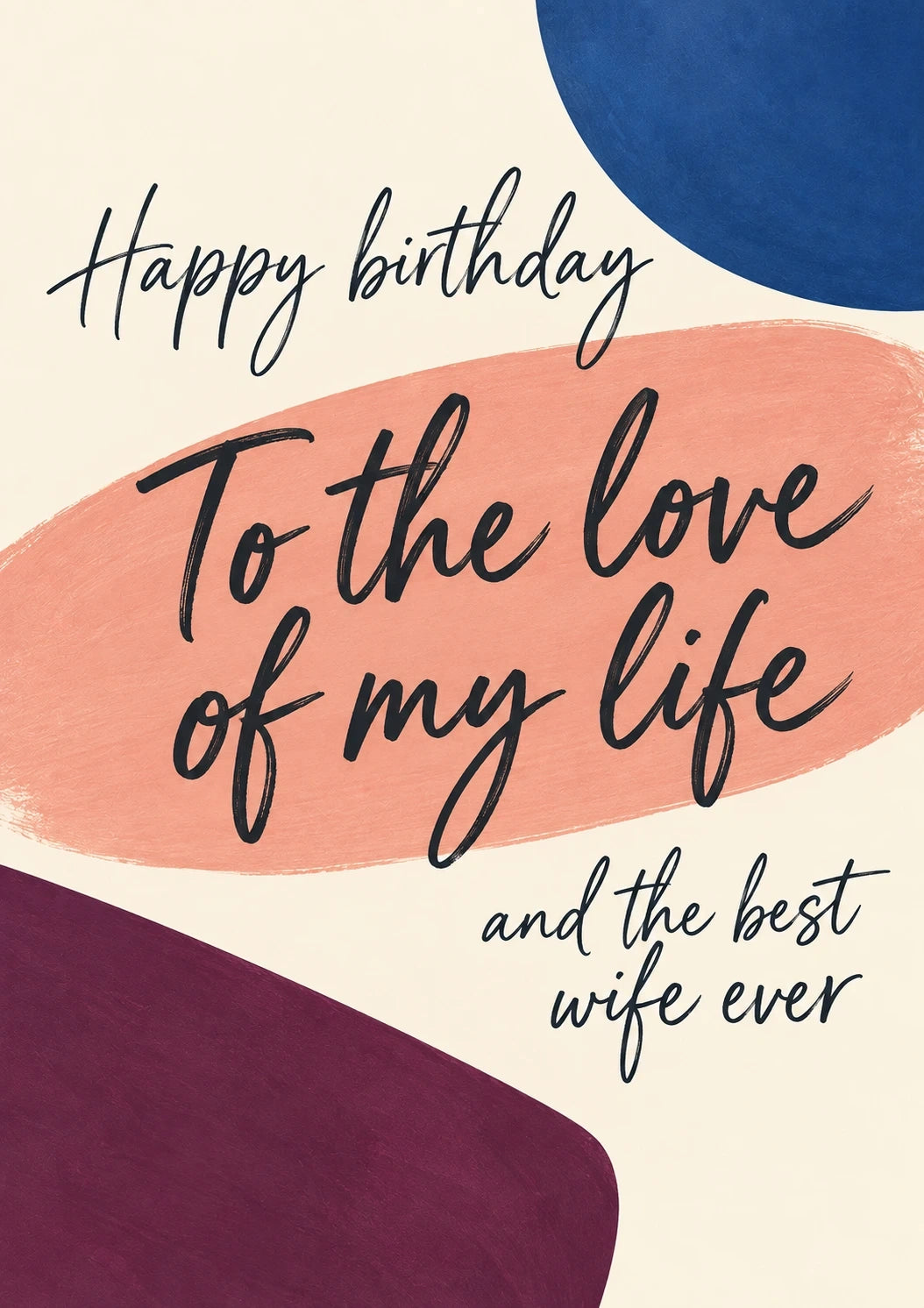 Birthdays - Personalised Card — with punch holes