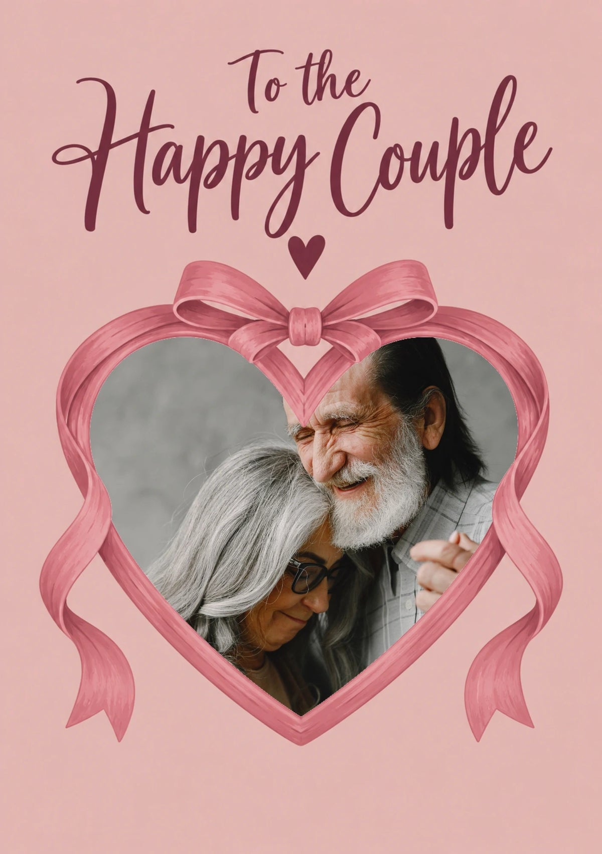 Weddings - Personalised Card — with punch holes