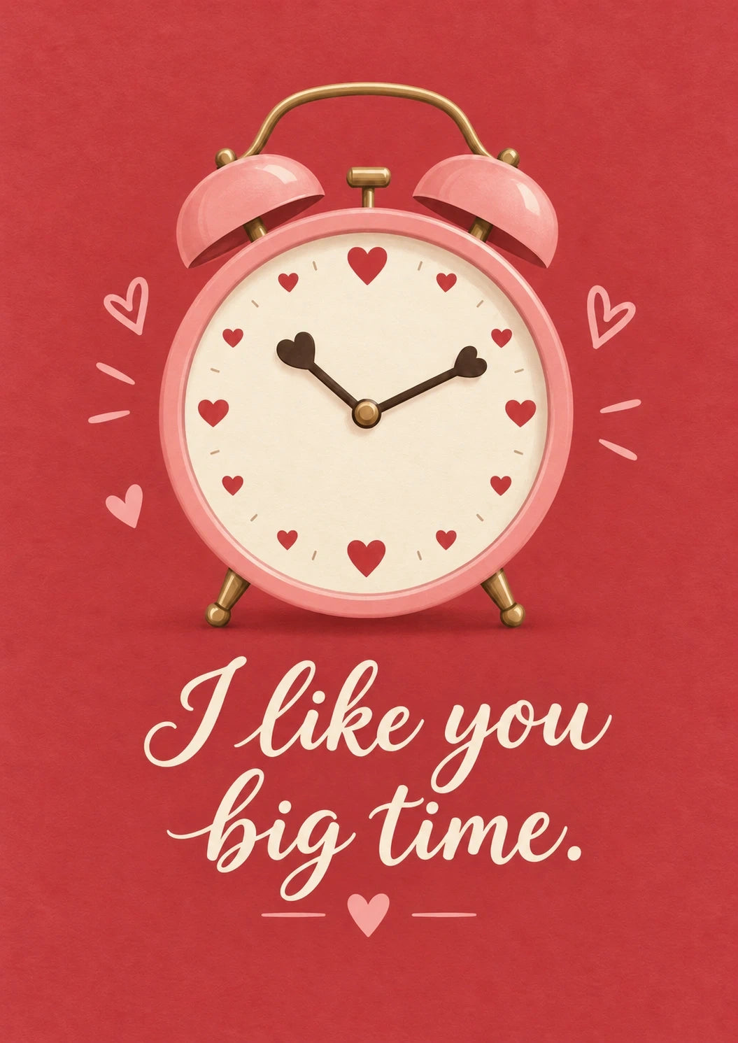 Valentine's day - Personalised Card — with punch holes
