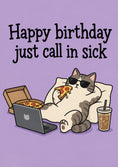Load image into Gallery viewer, Birthdays - Personalised Card — with punch holes
