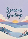 Load image into Gallery viewer, Christmas - Personalised Card — with punch holes
