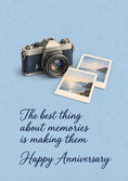 Load image into Gallery viewer, Anniversary - Personalised Card — with punch holes
