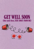 Load image into Gallery viewer, Get well soon! - Personalised Card — with punch holes
