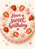 Load image into Gallery viewer, Birthdays - Personalised Card — with punch holes
