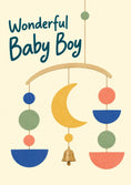 Load image into Gallery viewer, New baby - Personalised Card — with punch holes
