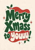 Load image into Gallery viewer, Christmas - Personalised Card — with punch holes
