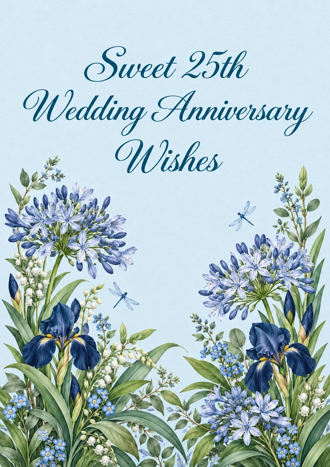 Anniversary - Personalised Card — with punch holes