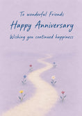 Load image into Gallery viewer, Anniversary - Personalised Card — with punch holes
