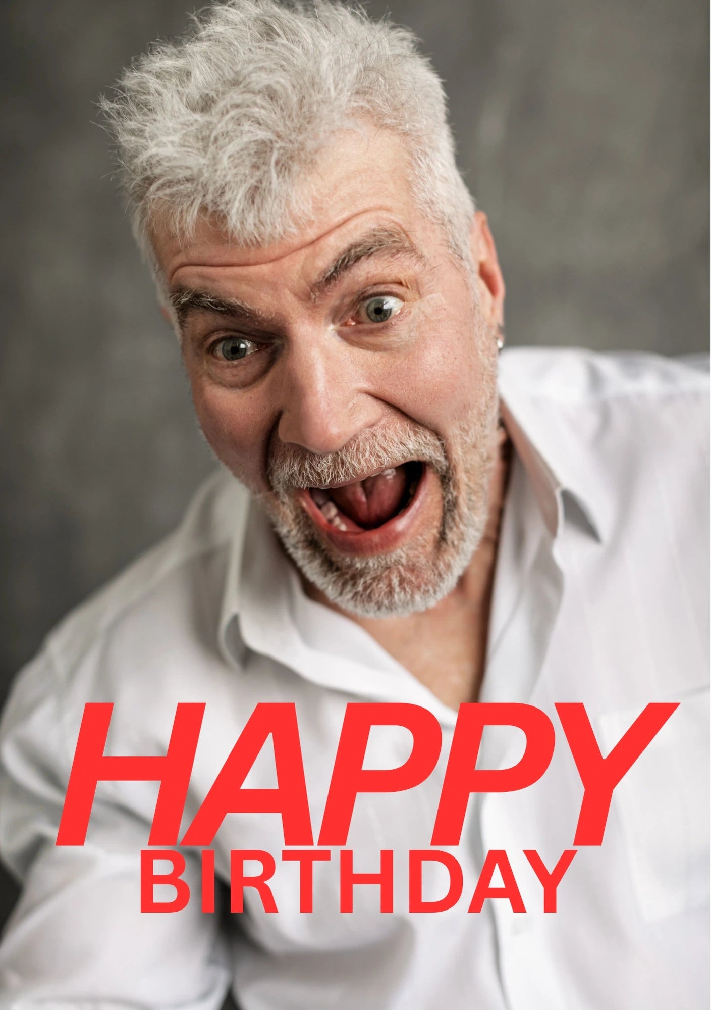 Birthdays - Personalised Card — with punch holes