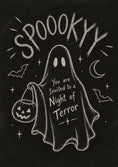 Load image into Gallery viewer, Halloween - Personalised Card — with punch holes
