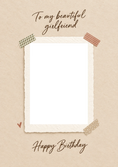 Load image into Gallery viewer, Birthdays - Personalised Card — with punch holes
