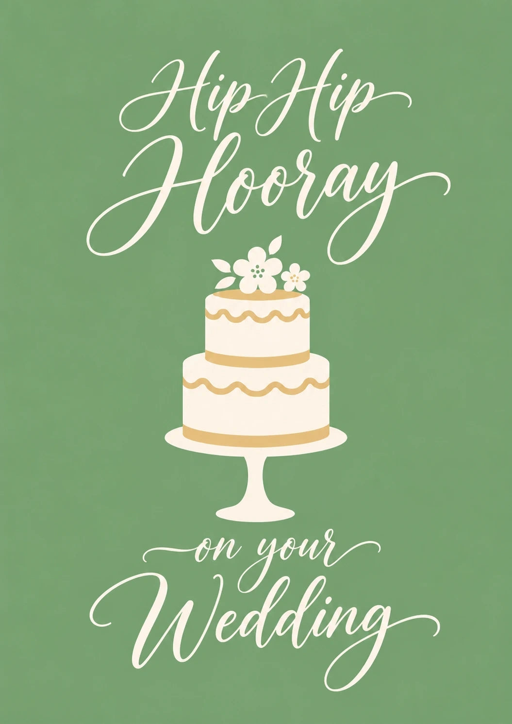 Weddings - Personalised Card — with punch holes