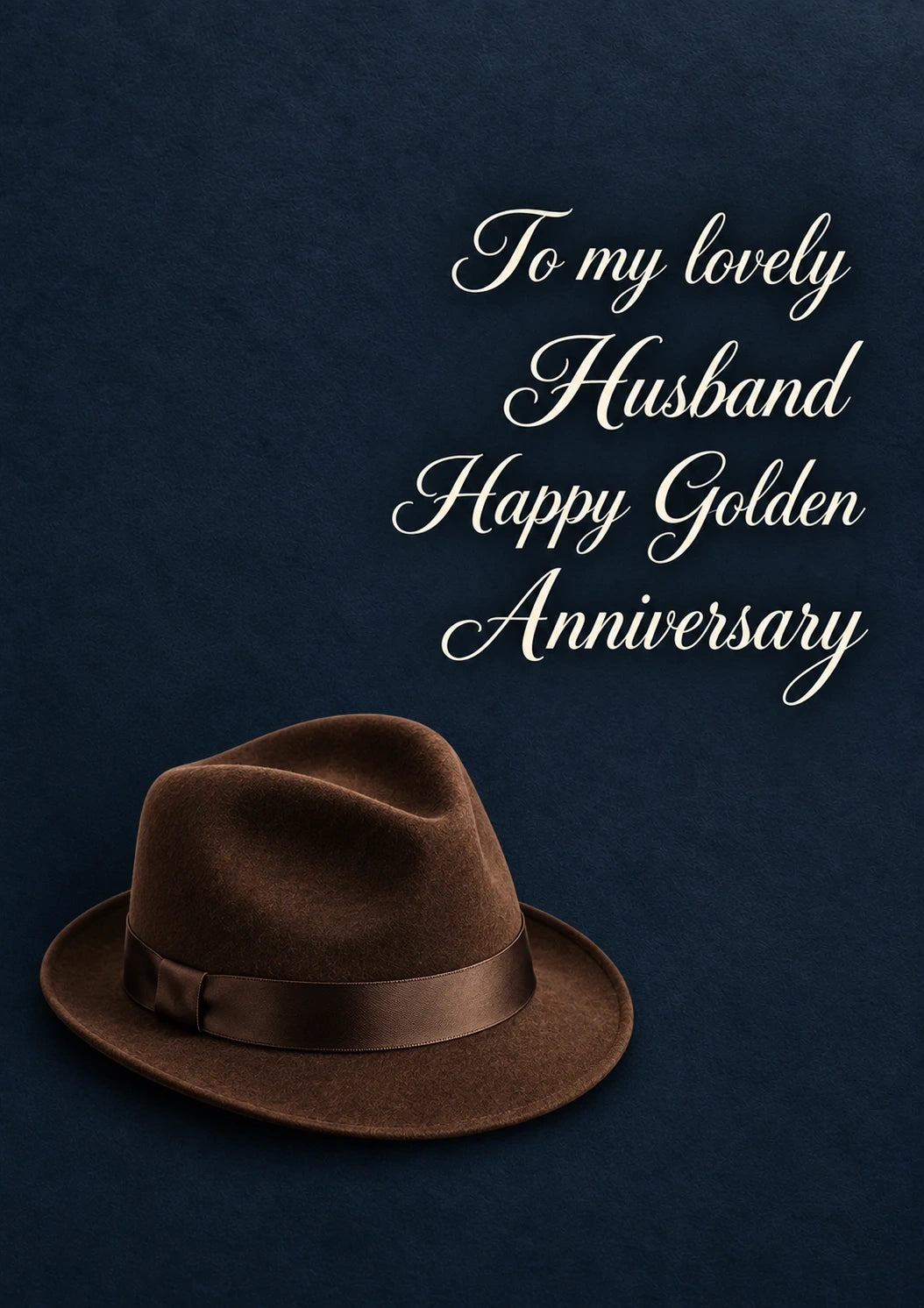 Anniversary - Personalised Card — with punch holes