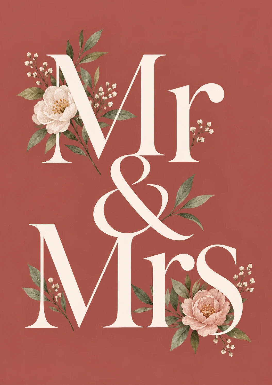 Weddings - Personalised Card — with punch holes