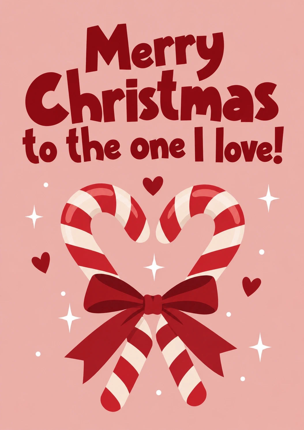 Christmas - Personalised Card — with punch holes