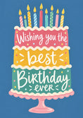 Load image into Gallery viewer, Birthdays - Personalised Card — with punch holes
