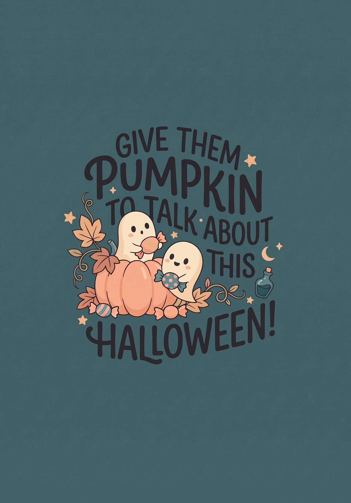 Halloween - Personalised Card — with punch holes