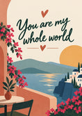 Load image into Gallery viewer, Anniversary - Personalised Card — with punch holes
