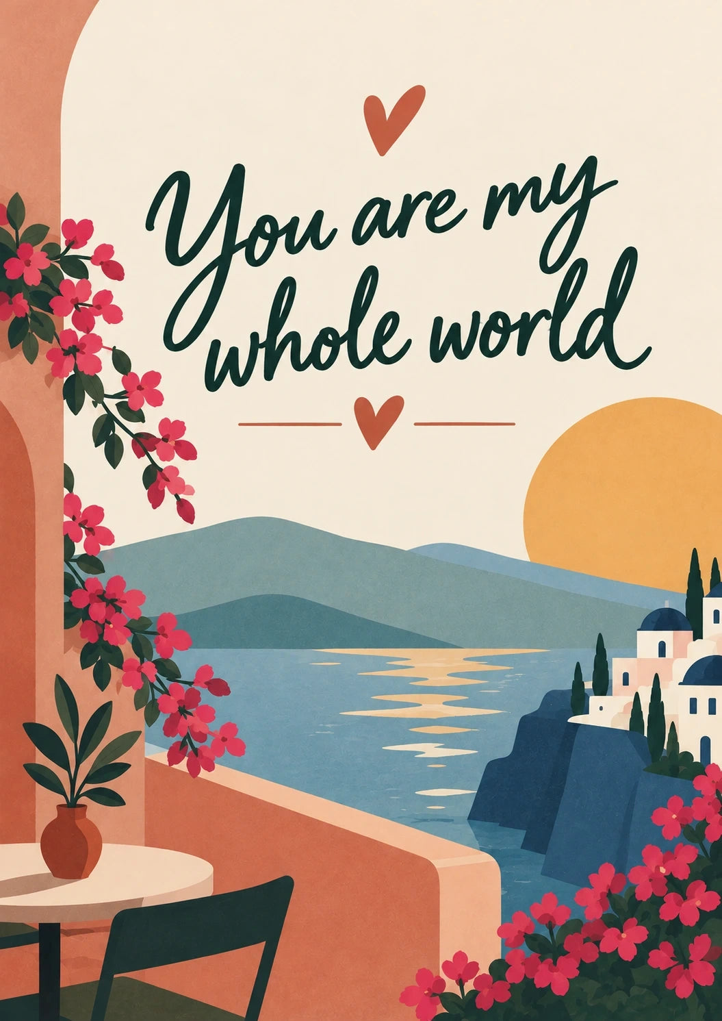 Anniversary - Personalised Card — with punch holes