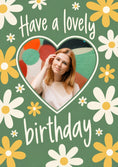 Load image into Gallery viewer, Birthdays - Personalised Card — with punch holes

