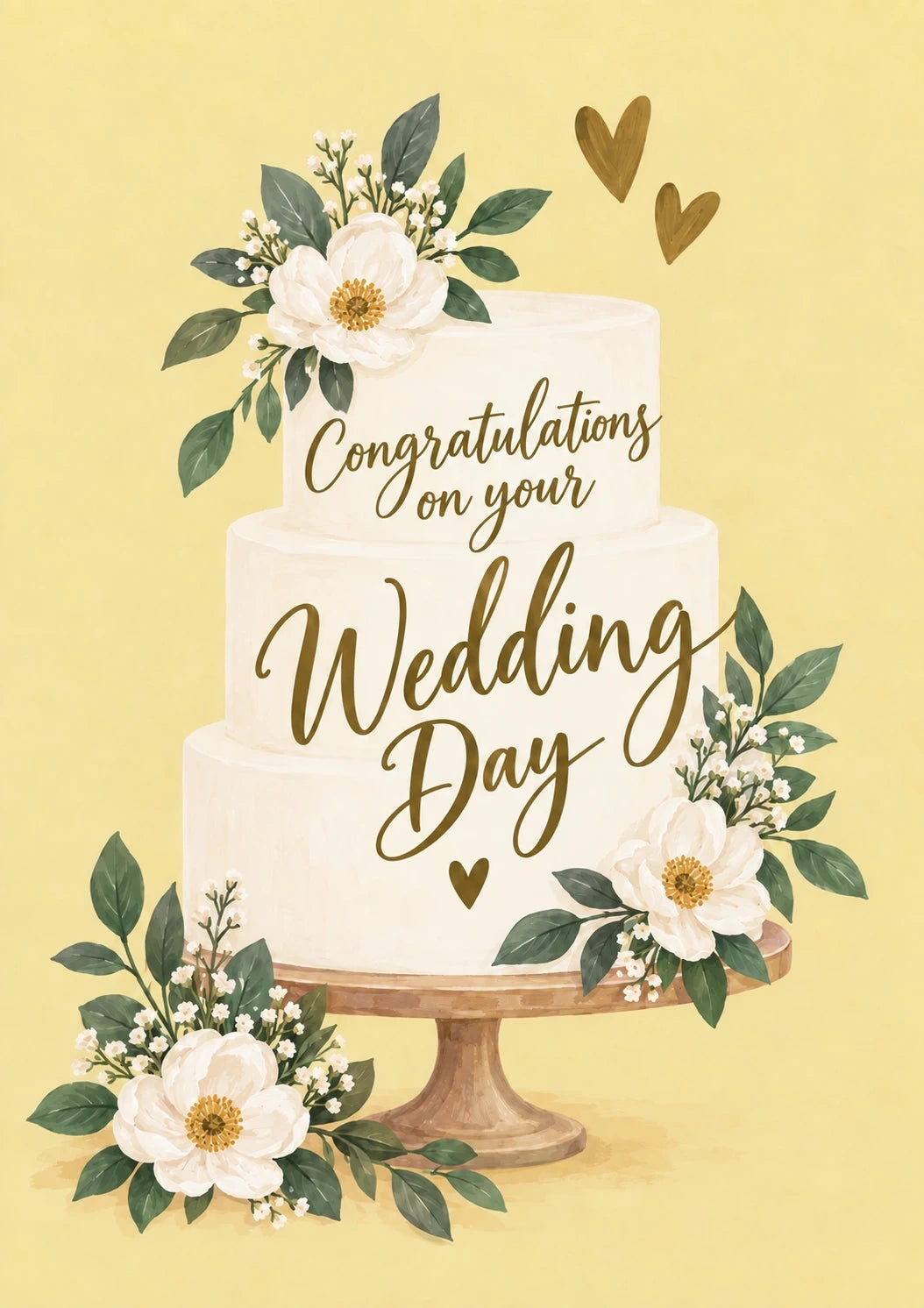 Weddings - Personalised Card — with punch holes