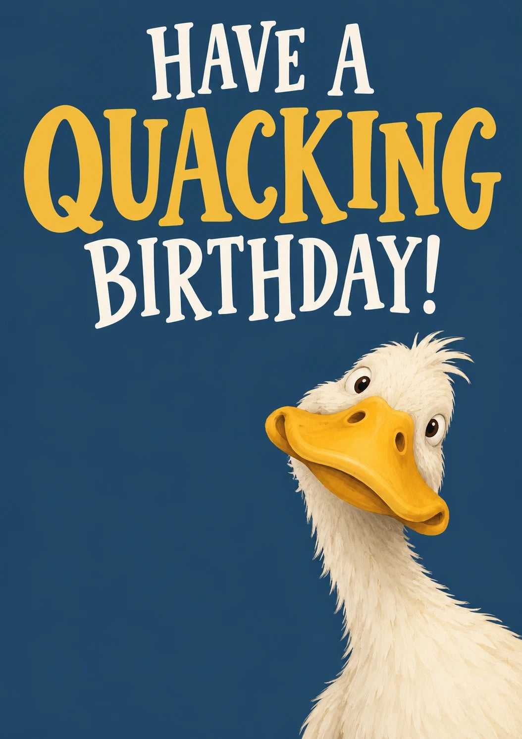 Birthdays - Personalised Card — with punch holes