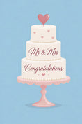 Load image into Gallery viewer, Weddings - Personalised Card — with punch holes

