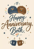 Load image into Gallery viewer, Anniversary - Personalised Card — with punch holes
