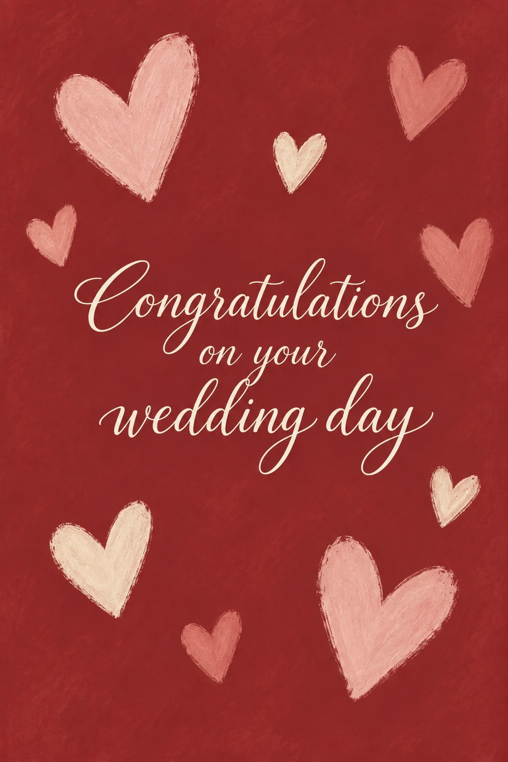 Weddings - Personalised Card — with punch holes