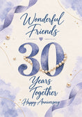 Load image into Gallery viewer, Anniversary - Personalised Card — with punch holes
