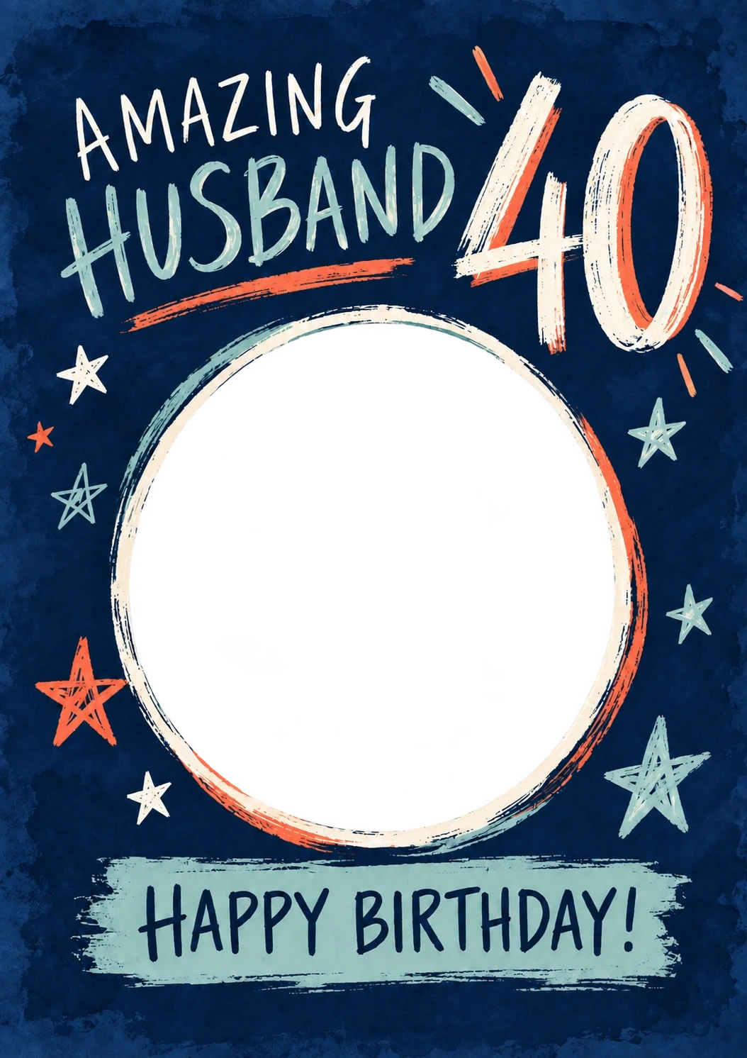 Birthdays - Personalised Card — with punch holes