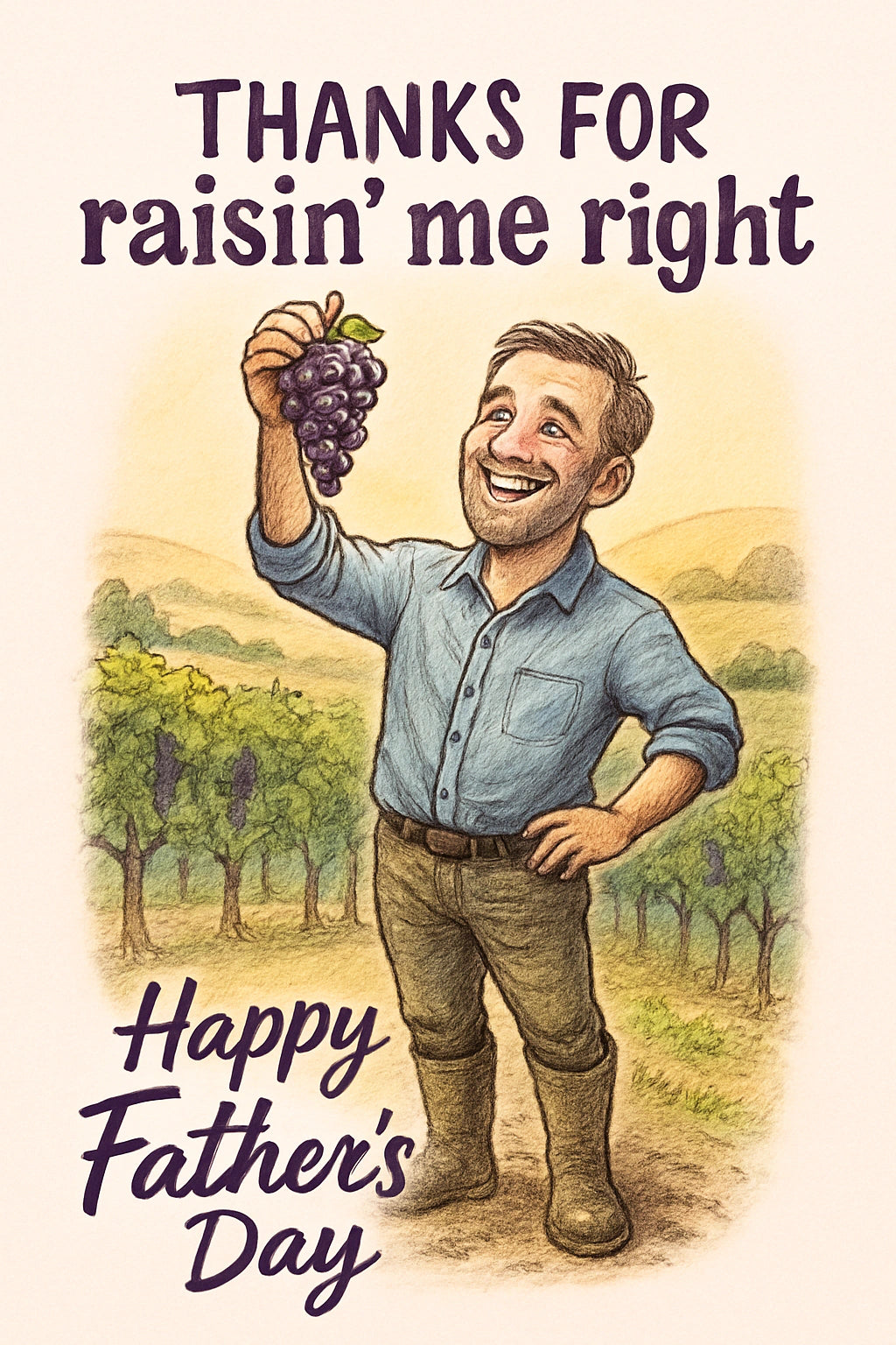 Father's Day - Personalised card