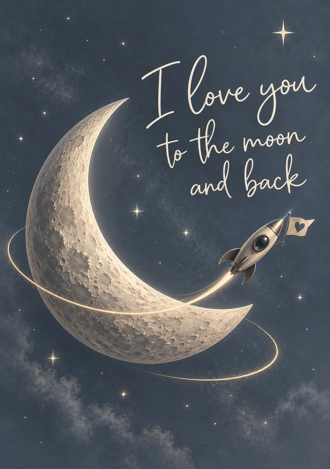 Valentine's day - Personalised Card — with punch holes