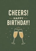 Load image into Gallery viewer, Cheers Champagne Toast 60th Birthday Card
