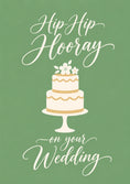 Load image into Gallery viewer, Hip Hip Hooray Tiered Cake Wedding Card
