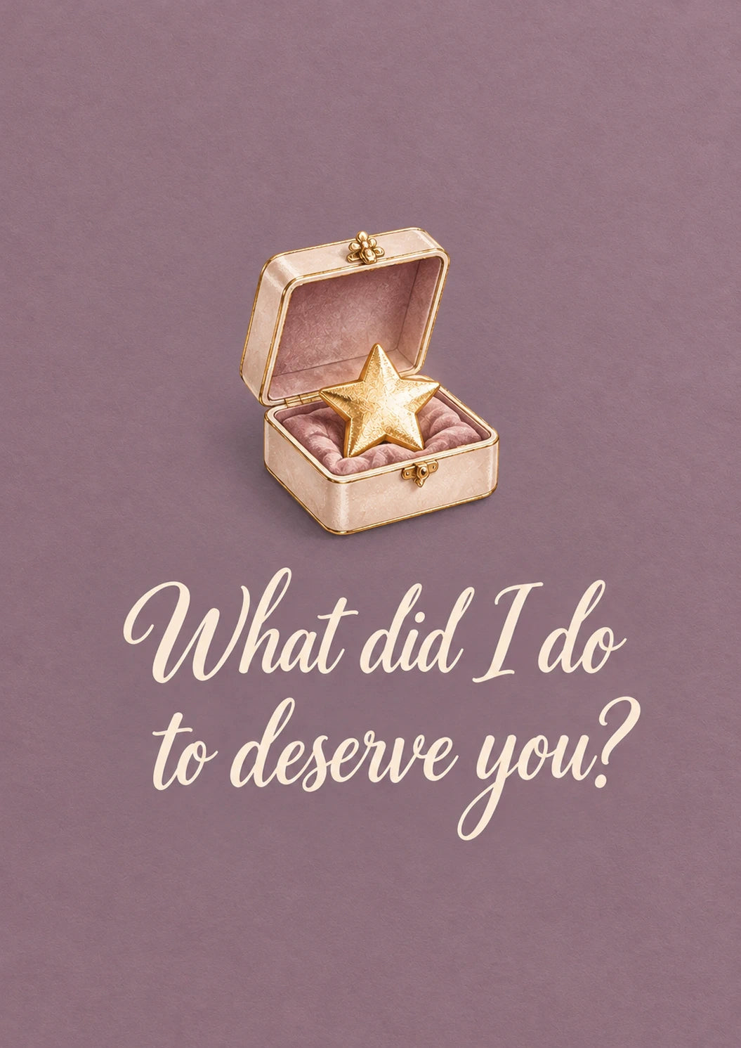 Funny Gold Star Jewellery Box Verse Husband Anniversary Card for Husband