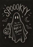 Load image into Gallery viewer, Spooky Ghost Night of Terror Halloween Card
