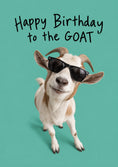 Load image into Gallery viewer, Funny Cool Goat GOAT Slang 50th Birthday Card for Him
