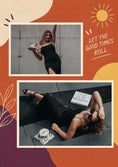 Load image into Gallery viewer, Boho Sun Let the Good Times Roll Photo Upload Birthday Card

