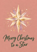 Load image into Gallery viewer, Christmas - Personalised Card — with punch holes
