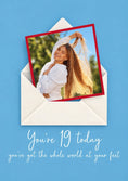 Load image into Gallery viewer, Birthdays - Personalised Card — with punch holes
