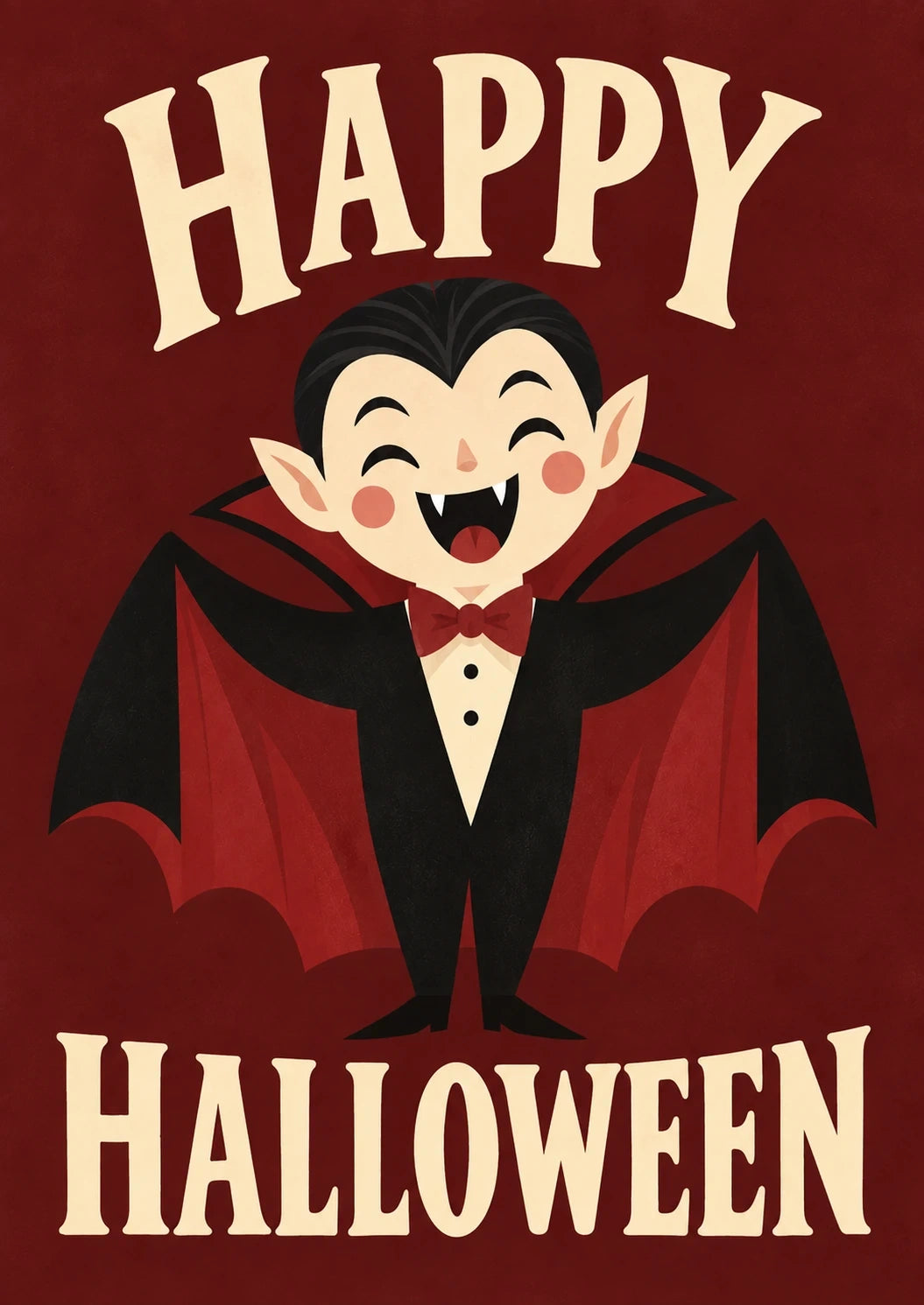 Halloween - Personalised Card — with punch holes
