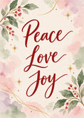 Load image into Gallery viewer, Christmas - Personalised Card — with punch holes
