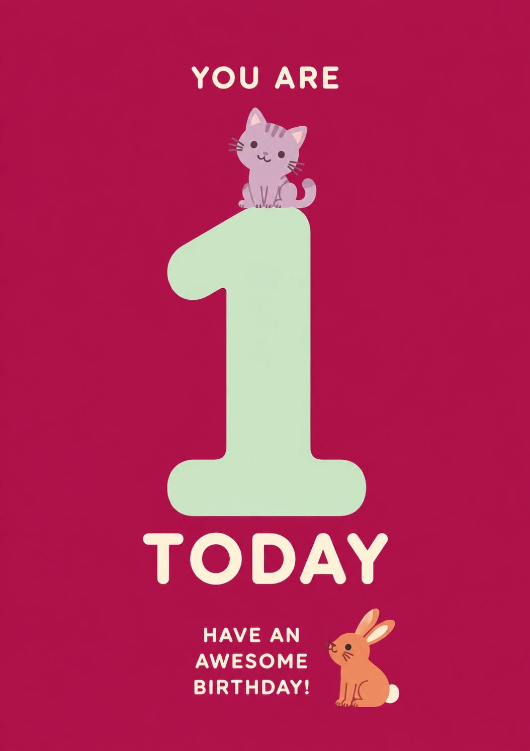 Birthdays - Personalised Card — with punch holes