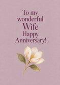 Load image into Gallery viewer, Anniversary - Personalised Card — with punch holes
